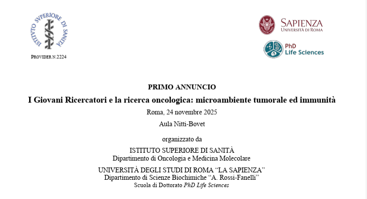 I Giovani Ricercatori e la ricerca oncologica: microambiente tumorale ed immunità